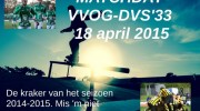 Ontwerp het wedstrijd affiche VVOG-DVS'33