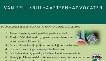 Van Zeijl Bijl Aartsen Advocaten Respect & Fairplay sponsor