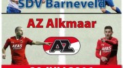 SDV Barneveld een oefenwedstrijd tegen AZ Alkmaar