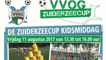 Voetbalspektakel op 11 augustus  bij de Zuiderzeecup Kidsmiddag