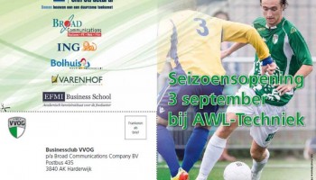 Aftrap seizoensopening VVOG Businessclub bij AWL