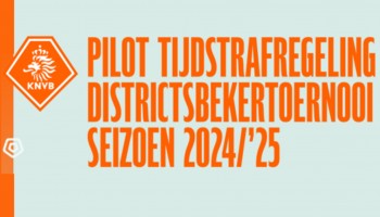 Pilot tijdstrafregeling in bekertoernooi