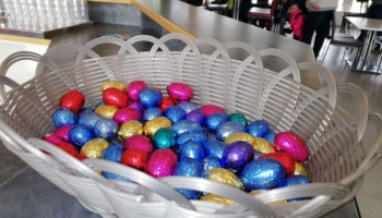 Wie vindt de paaseieren op ons sportpark?