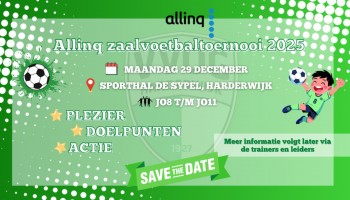 Allinq zaalvoetbaltoernooi 2025