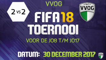 FIFA 18 toernooi ook voor JO19 en senioren teams