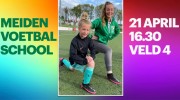 Aanstaande vrijdag 21 april weer een meiden voetbalschool!