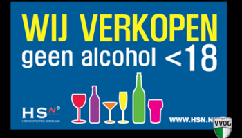 Sorry, geen alcohol als je geen 18 bent !