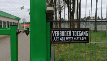 Ons sportpark is verboden terrein