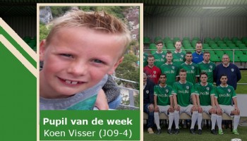 Koen Visser is pupil van de week
