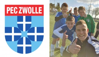 PEC Zwolle voetbalkamp bij VVOG groot succes