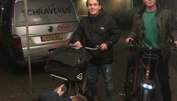 Fietsverlichting actie VVOG & Schraverus succes!