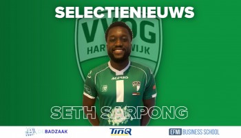 Seth Sarpong nieuwe aanwinst voor VVOG Harderwijk
