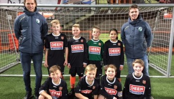 JO11-1 verliezen nipt in het stadion van FC Volendam!