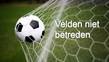 De grasvelden op het sportpark zijn niet bespeelbaar!