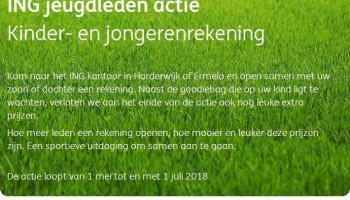 ING jeugdleden actie!