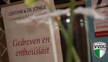 Lentink De Jonge wedstrijdsponsor bij VVOG-Zeewolde