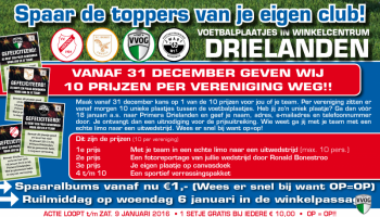 Prijzen winnen met voetbalplaatjes