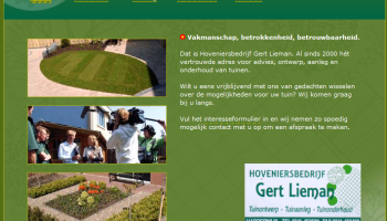 Hoveniersbedrijf Gert Lieman verlengt sponsorovereenkomst