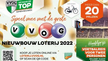 De Grote VVOG Nieuwbouw loterij 2022 gaat van start!
