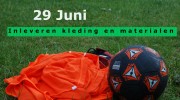 Inleveren kleding en trainingsmaterialen op zaterdag 29 juni