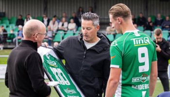 100 Wedstrijden in VVOG 1 voor Mats Zwart