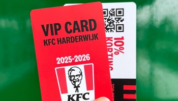 Haal zaterdag 11 oktober je KFC VIP Card op!