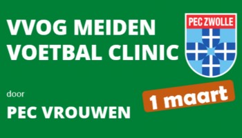1 maart meiden clinic door PEC Zwolle vrouwen