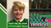 Christiaan Sloot is pupil van de week