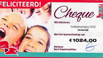 â‚¬ 1.024 door Jeugdsponsoractie van de Boni