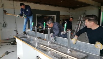 Update verbouwing kantine: Vele handen maken licht werk!