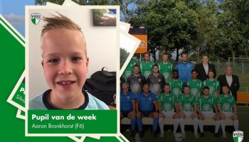 Aaron Bronkhorst pupil van de week