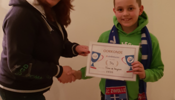 Timo de Keyzer wint de PEC Zwolle kaartjes