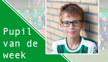 Deze week is Tom Koerhuis de Pupil van de Week