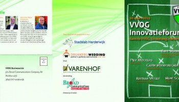 Het VVOG Innovatieforum komt er aan