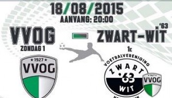 VVOG Zondag treft Zwart-wit '63 voor beker