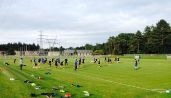 Spaanse toppers trainen op de Strokel